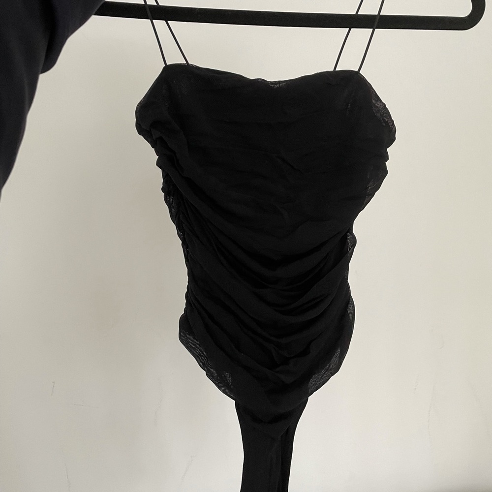 Rushed mesh bodysuit